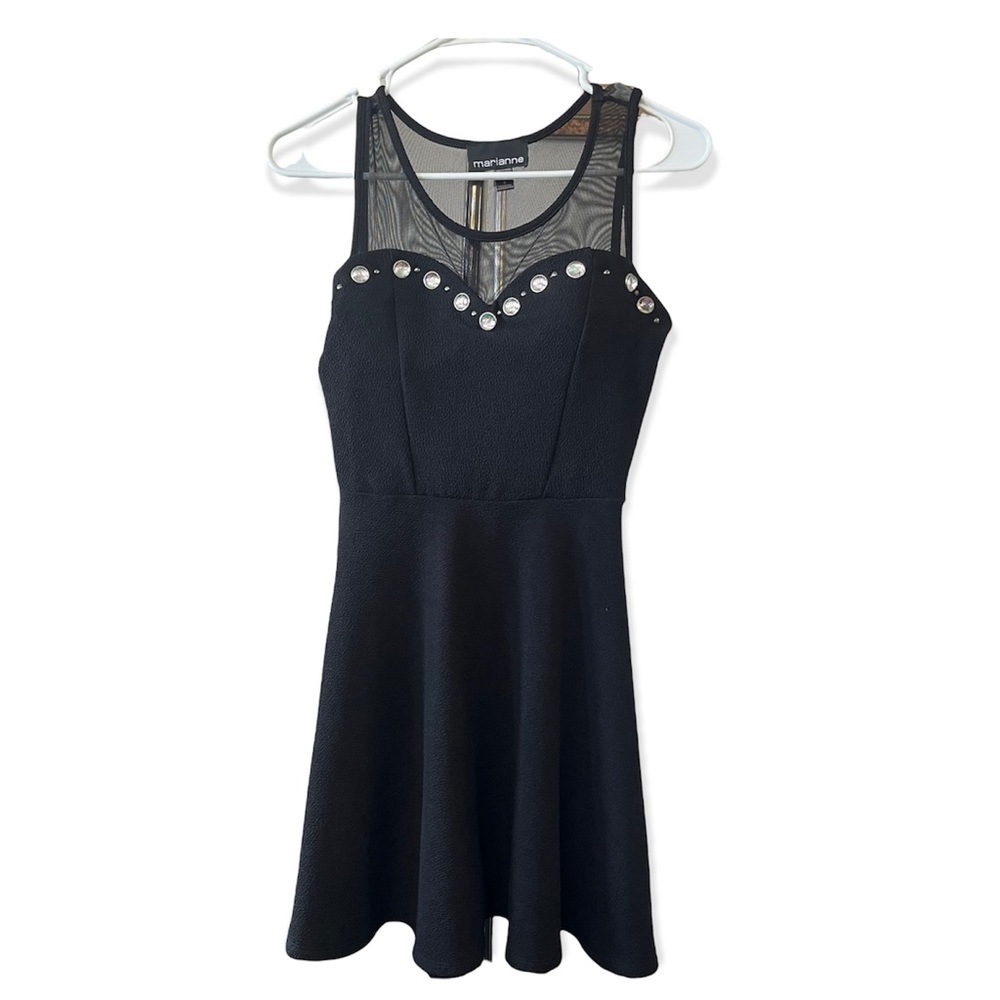 Classic short black dress